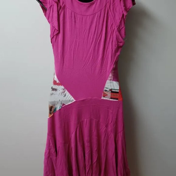 pink butterfly dress / robe papillon rose - Picture 4 of 4